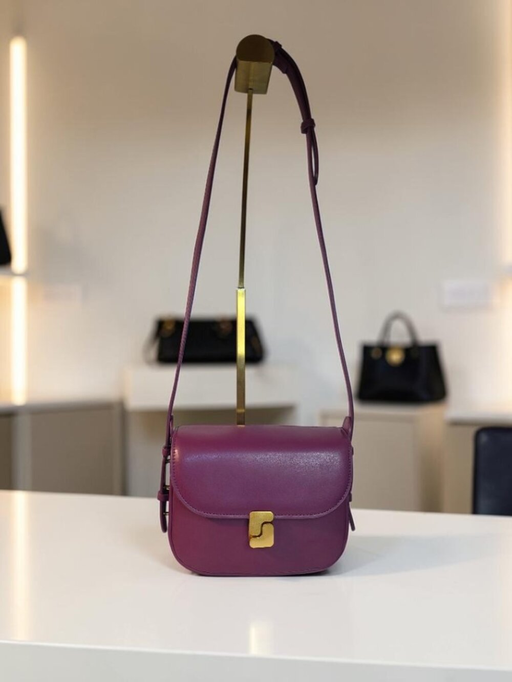 Mini Purple Crossbody Jewel by Soeur NWT